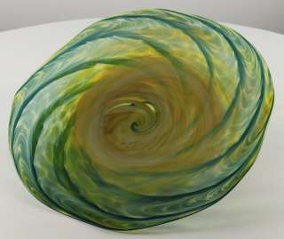 You are bidding on a one of a kind, artist signed, hand blown glass 