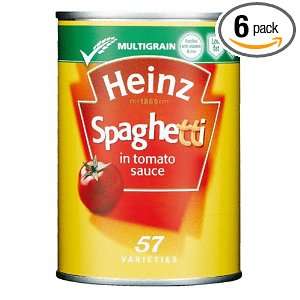 Heinz Spaghetti in Tomato Sauce, 13.7 Ounce (Pack of 6)  