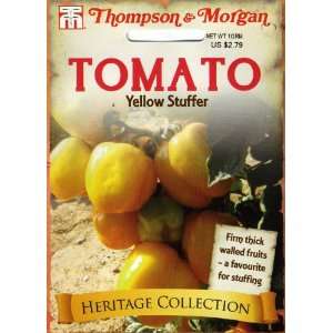  Thompson & Morgan 4863 Heirloom Tomato Yellow Stuffer Seed 