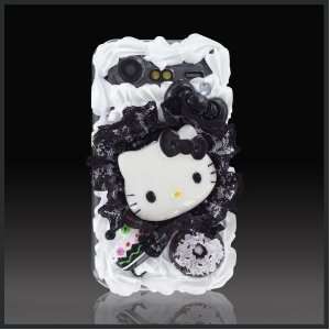 Treats by CellXpressionsTM Hello Kitty Black Lace Bling Ice Cream cake 