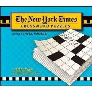  The New York Times Crossword Puzzles 2012 Boxed Calendar 