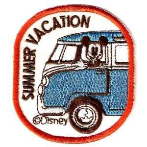   VW Bus Embroidered Iron On / Sew On Patch   Disney   Hippie Bus
