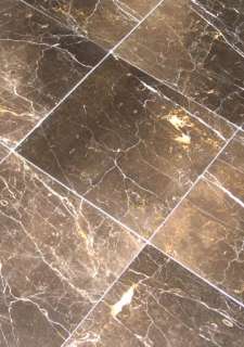   /SF Closeout Lot 12x12x3/8 Portiro Brown Marble Tiles/Tile  