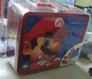 Nintendo DS Lite Starter Kit Lunchbox Tin  Mario NIB  