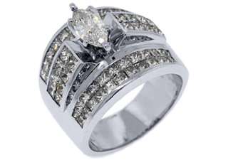 CARAT WOMENS DIAMOND ENGAGEMENT RING MARQUISE PRINCESS INVISIBLE 