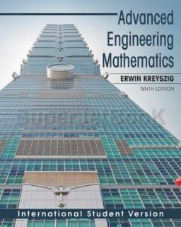 Advanced Engineering Mathematics by Erwin Kreyszig 0470458364  