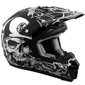 MSR Racing Metal Mulisha Youth Assault Helmet   Color  black   Size 
