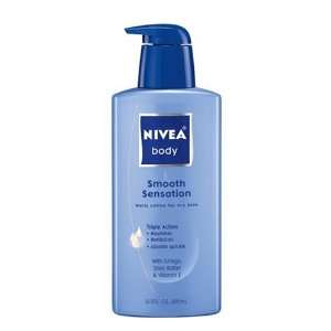 Nivea Body Daily Lotion for Dry Skin, Smooth Sensation,Shea Butter, 13 