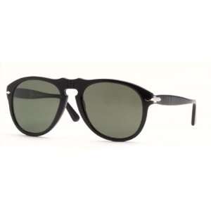  Persol Sunglasses 0649 / Frame Black Lens Crystal Green 