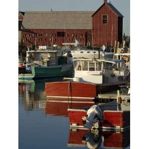  Rockport Harbor with Lobster Fishing Boats, Row Boats 