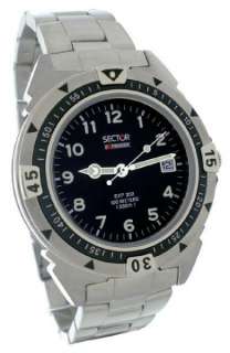 Sector 202 Expander Black Dial Mens Watch 3253200025  