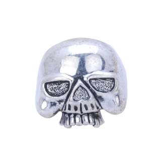 Mens Gothic Skull Head Ring in Size 6 7 8 9 w/Gift Box  