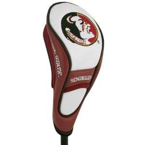   Seminoles (FSU) White Hybrid Golf Club Headcover