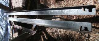 Unique Pair of Antique # 332 Vono Screw On Type Iron Bed Rails  