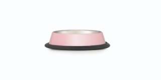 ProSelect Anti Skid Bowl Stainless Dog Dish 8oz Pink  