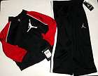 New 2PC Jordan Boys tracksuit size 2T RED BLACK value $64.00 jumpsuit