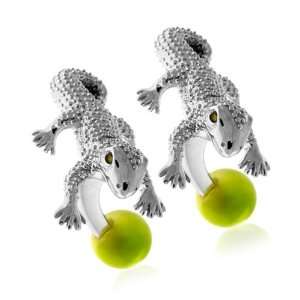  Tateossian Animal Stiff Bars Gecko Cufflinks CL RTCL 0002 