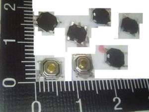 40pcs 4*4*1.5MM smc surface mount micro switches 4 pins  