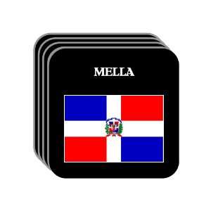Dominican Republic   MELLA Set of 4 Mini Mousepad Coasters