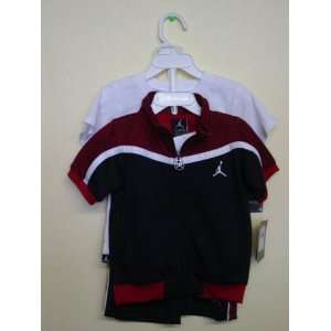   Short Sporty Infants Boy Red/Black/White Color 3 PCS One Set New Baby