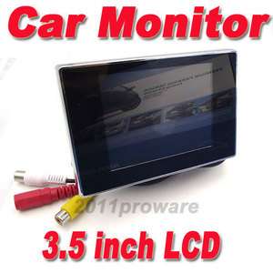 Mini 3.5 Inch TFT LCD Car Screen Color Camera Monitor  