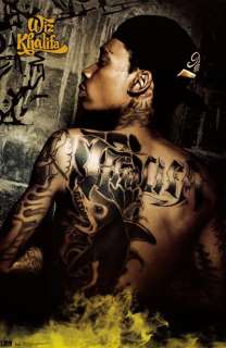 Wiz Khalifa Street Shark Tattoo 22x34 Poster  