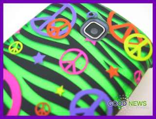 for T Mobile Samsung Dart T499   Green Peace Zebra Hard Case Phone 
