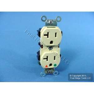 Leviton Ivory Isolated Ground Hospital Grade Duplex Outlet Receptacles 