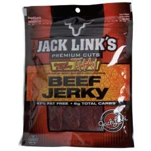 Jack Links Sweet & Spicy Thai Beef Jerky 3.25 Ounce Packages (Pack of 