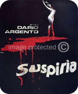 Suspiria Dario Argento Vintage Horror Movie MOUSE PAD  