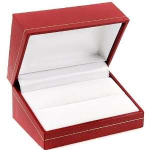   Velvet Inside Jewelry Engagement Set Double Ring Gift Box Jewelry