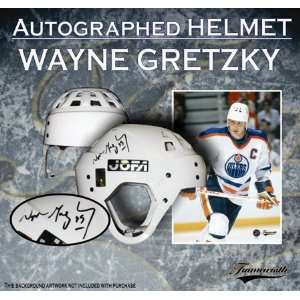   Gretzky Signed JOFA Hockey Helmet   Autographed NHL Helmets and Masks