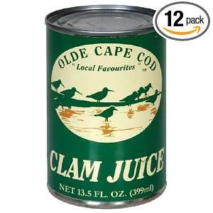 Olde Cape Cod Clam Juice, 13.5 Ounce Cans (Pack of 12)  