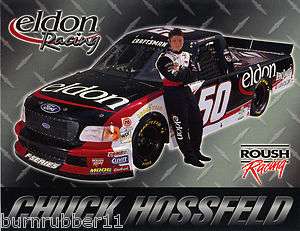   HOSSFELD ELDON #50 NASCAR CRAFTSMAN TRUCK SERIES POSTCARD  
