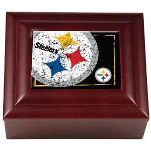  BSS   Pittsburgh Steelers NFL Wood Keepsake Box 