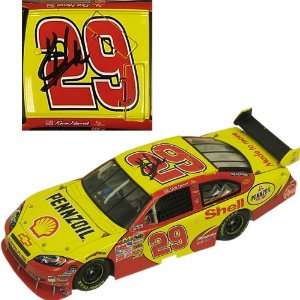  #29 Kevin Harvick Autographed Shell 1/24 Hoto Diecast Car 