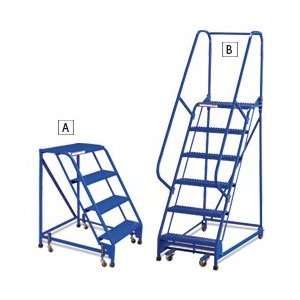   SOLUTIONS 60 Degree Standard Slope Ladders with 2  to 5 Steps   Blue