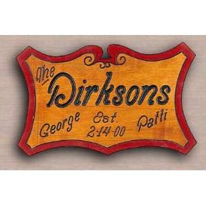  Custom Wood Signs Dirkson Sign