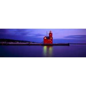   Wall Poster/Decal   Red Lighthouse Holland Michigan