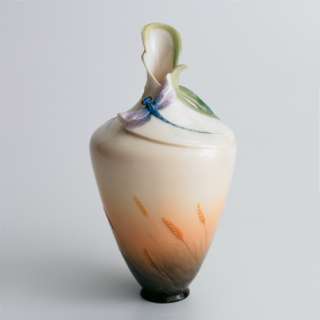 FZ00189 Dragonfly Franz porcelain vase  