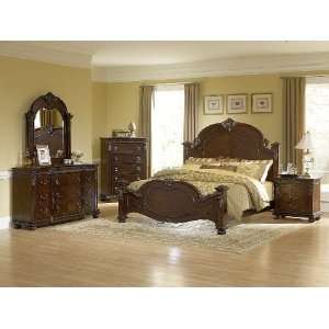   Centinela Eastern King Bed, Night Stand, Dresser, Mirror and Chest
