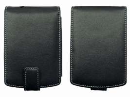 Leather Case for PalmOne Palm Tungsten E E2 Flip/Black  