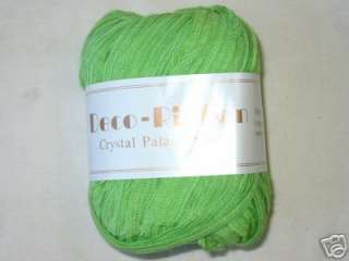 DECO RIBBON Crystal Palace ELECTRIC LIME 306 single sk  