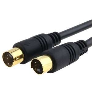   25 S VIDEO 25FT 4 4 PIN MALE CABLE FOR HDTV TV DVD DSS Electronics