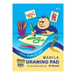   40 Ct. 9 X 12 Manila Drawing Pad Case Pack 48   310207 Electronics