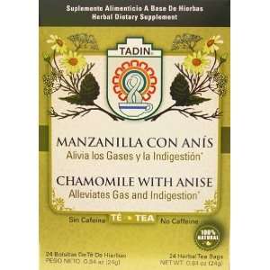 Tadin Tea Chamomile With Anise 24 Bags   Te De Manzanilla Con Anis 