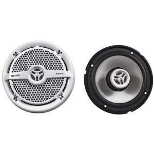   Coaxial Marine Speakers With Removable Grille
