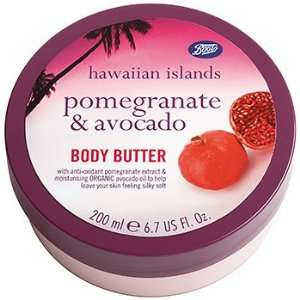  Hawaiian Islands Pomegranate & Avocado Body Butter Health 