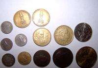 LARGE LOT COINS PAPER MONEY 1898 VICTORIA PENNY & MORE  