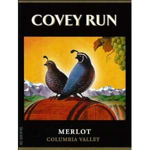  Covey Run Merlot 2007 750ML Grocery & Gourmet Food